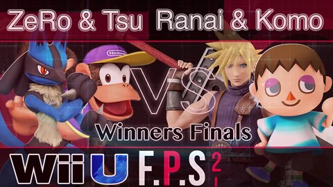 TSM|ZeRo & Tsu vs. Ranai & Komo - Wii U Doubles Winners Finals - FPS2