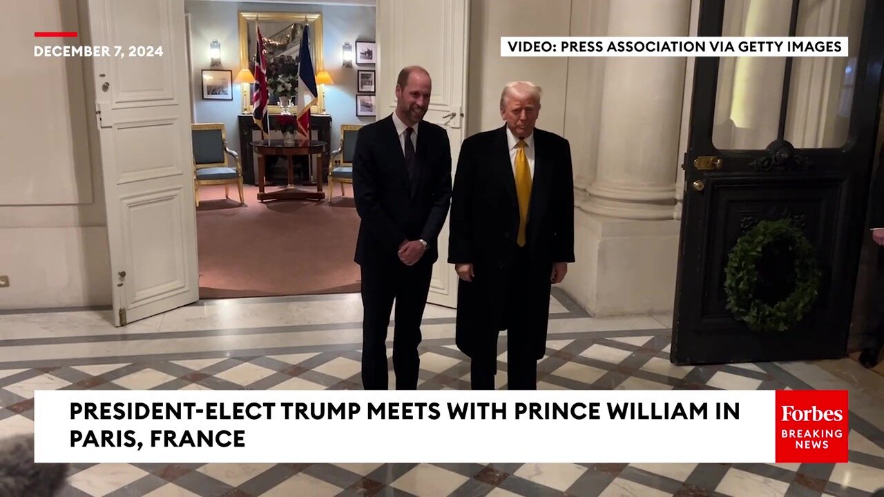 'Good Man, This One': Trump Meets With Prince William After Notre-Dame Cathedral Reopening