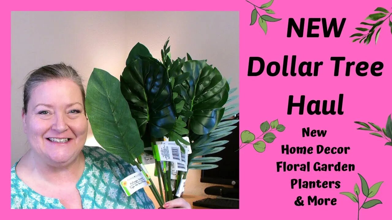 Dollar Tree Haul ~ New Home Decor & Garden Haul ~ Dollar Tree New Items For 2022!