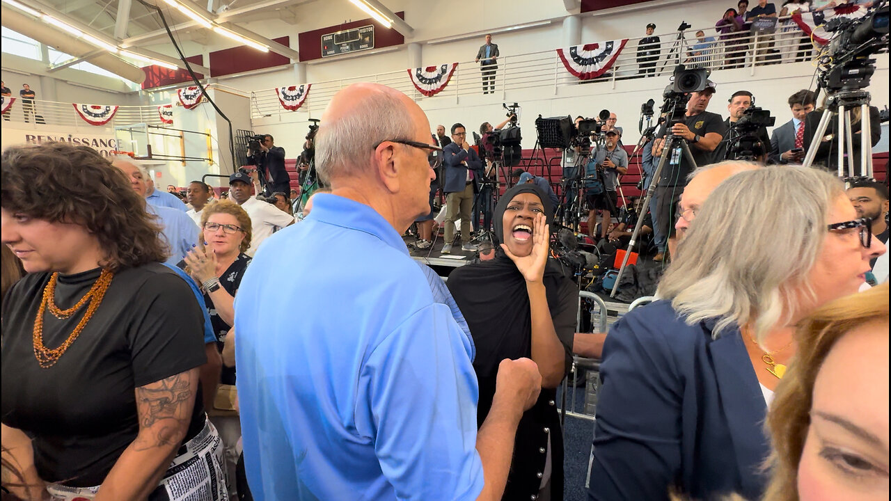 Biden Interrupted by Pro-Palestine Protester at Detroit Rally