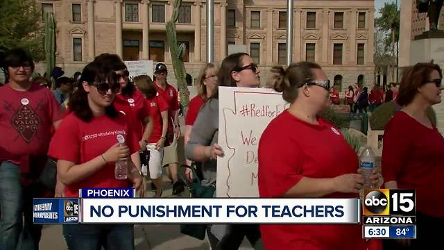 ABC15 tracking aftermath of teachers calling out sick in protest of low pay