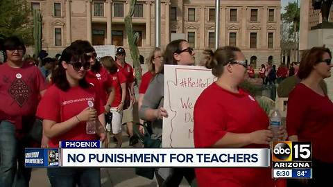 ABC15 tracking aftermath of teachers calling out sick in protest of low pay