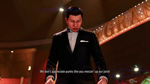 Like a Dragon Gaiden - Chapter 4 Cabaret Grand: Kiryu Talks To Hanawa "Head For Castle Now" Cutscene