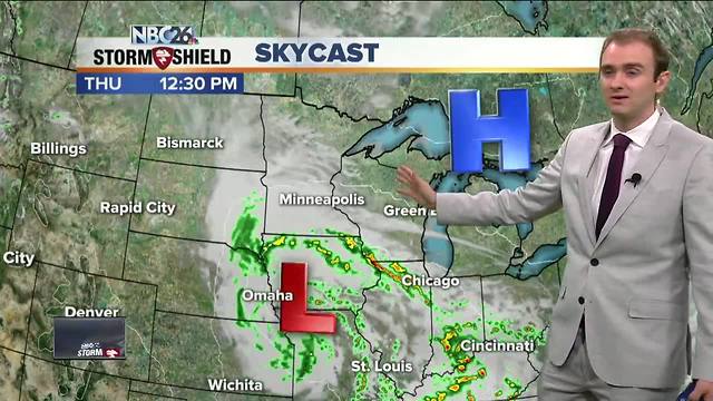 Gino Recchia NBC26 Storm Shield Weather Forecast