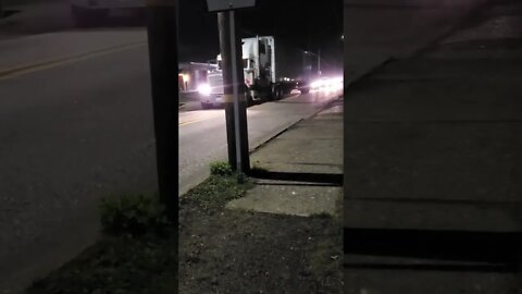 truck had to turn around