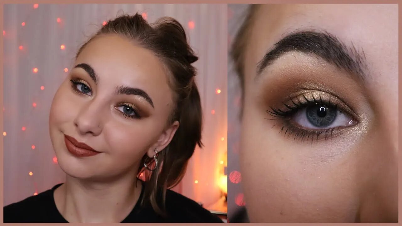 Summer Bronzy Halo Makeup | Bronze Makeup Look for Summer Nights