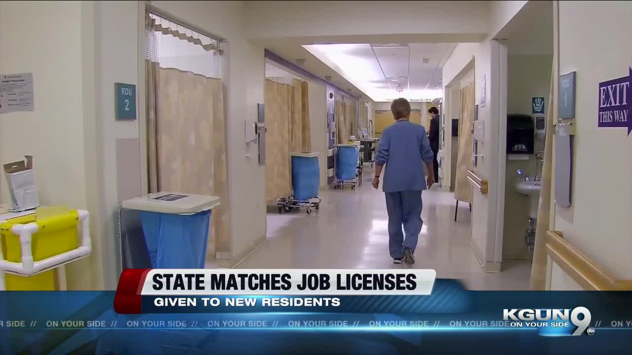 Arizona becomes 1st to match out-of-state work licenses