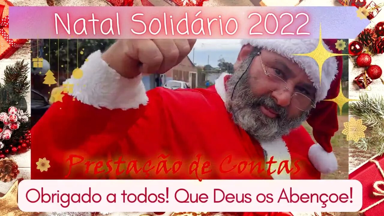 Natal Solidário João Duarte 2022 - Agradecimento