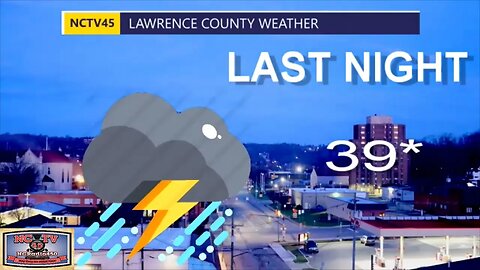 NCTV45 LAWRENCE COUNTY 45 WEATHER MONDAY OCTOBER 9 2023