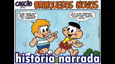 Cascão em-Brinquedos novos | Gibis do Rapha