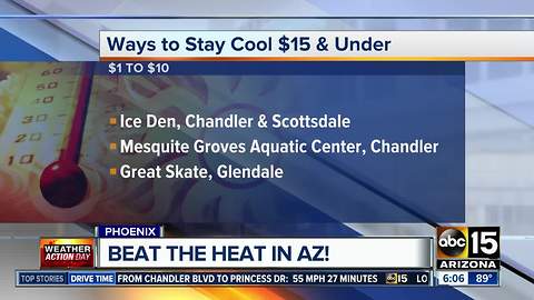 Cheap ways to stay cool during Arizona summer