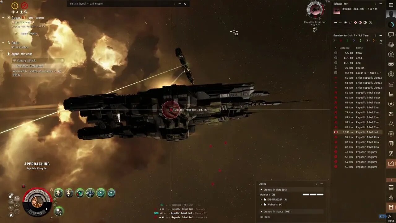 EVE Online Convoy Attack - Level 5 Security Mission