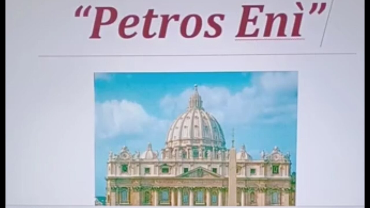 Parte iniziale dell'opera " PETROS ENÌ " Anno 2004, Antonio Pappalardo