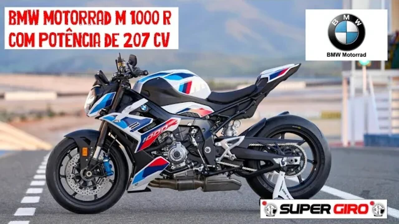 BMW M 1000 R ela conta com com 207 cv de potĂȘncia #CANALSUPERGIRO
