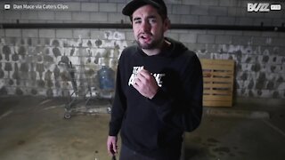 Cet artiste joue de la musique grâce à des bouteilles