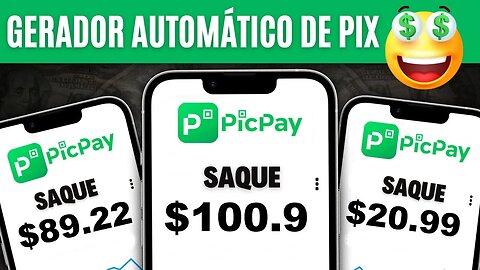 Gerador de Pix Pagou R$80,00 no Piloto Automático [COMPROVADO] Ganhar Dinheiro no Pix