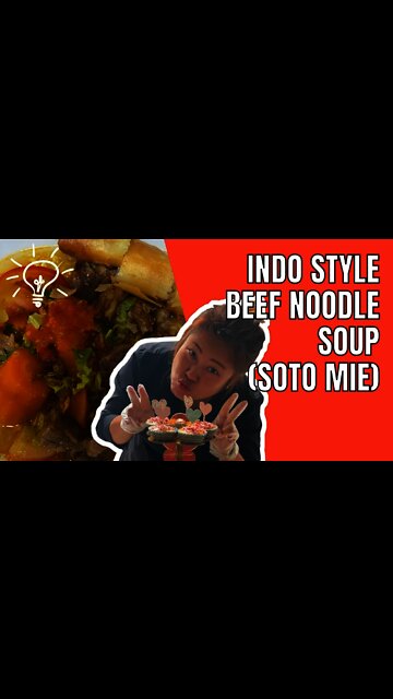 Cooking Indo Style Beef Noodle Soup (Soto Mie). Cooking Ideas & Inspiration. Dysha Kitchen. #shorts