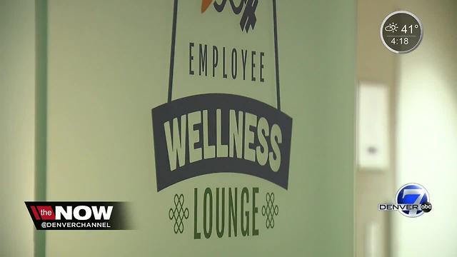 Employee wellness lounge at Presbyterian St Lukes takes wellness to new level