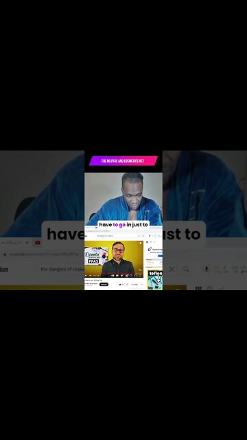 The No PFAS and Cosmetics Act!!!