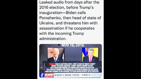 Biden Bribe Tapes