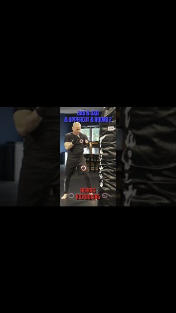 Heroes Training Center | Kickboxing & MMA "How To Double Up" Jab & Jab & Uppercut & Round 2 #Shorts