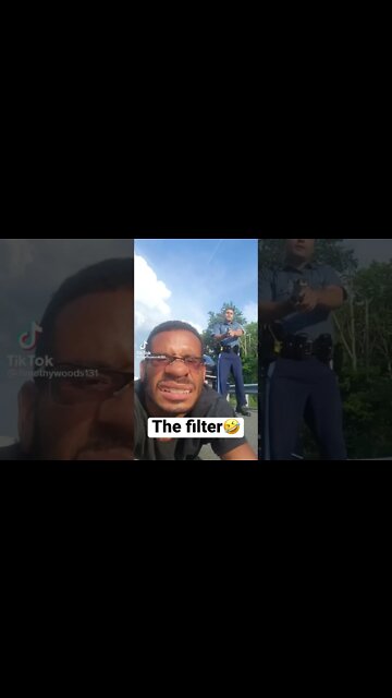 WHY DOES HE HAVE THIS FILTER ON!?🤣🚔