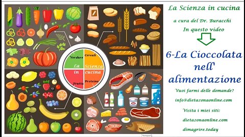 La cioccolata nell' alimentazione