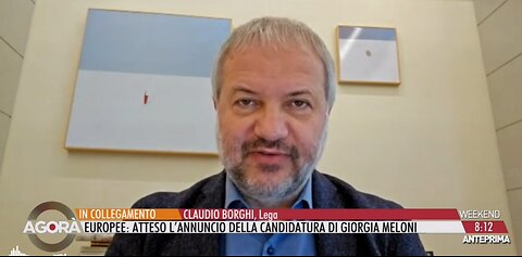 Claudio Borghi Aquilini Le aziende con maglietta del partito - La MIa candidatura alle Europee