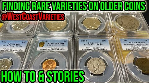 Finding Rare Cherrypicker Varieties On Older Coins - Making $$$ Looking Closely w/WestCoastVarieties