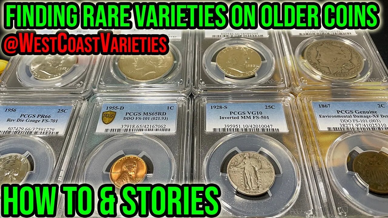 Finding Rare Cherrypicker Varieties On Older Coins - Making $$$ Looking Closely w/WestCoastVarieties