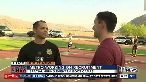 LVMPD hosting workouts at Police Memorial Park