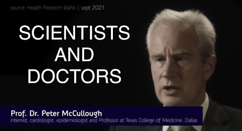 Dr. Peter McCullough: SCIENTISTS AND DOCTORS with a critical view on the corona crisis