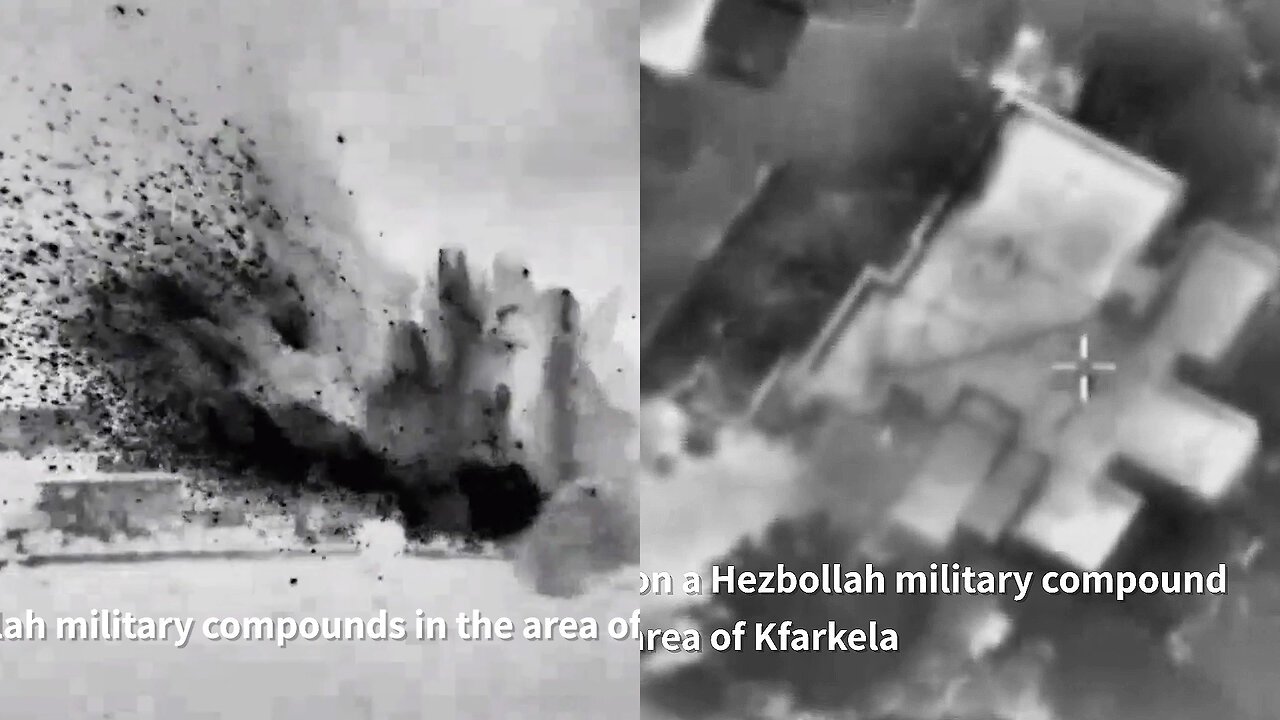 WATCH: Israeli Air Force Destroys Hezbollah Terrorist Targets In Lebanon After Iran Attack