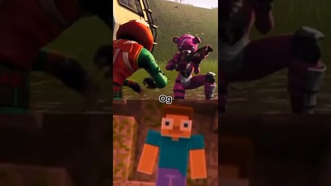 SUPER MINECRAFT vs FORTNITE