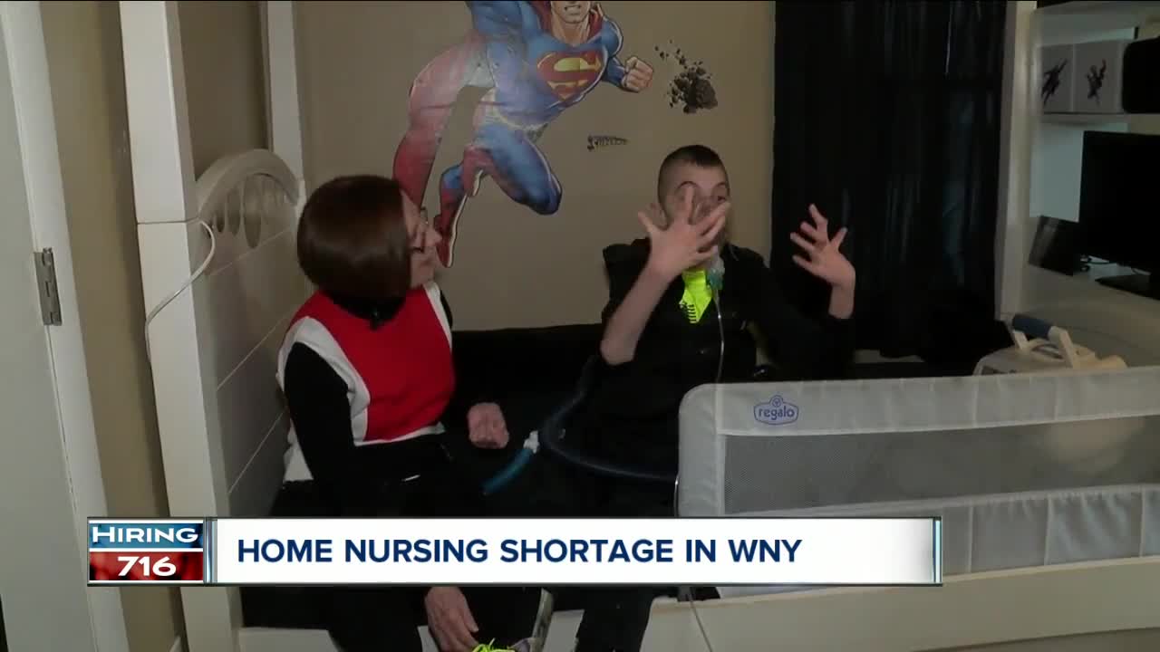 Home nursing pay has not increased in 20 years. Now, WNY is facing a home nursing shortage.