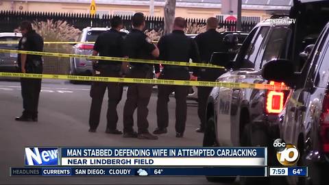 Man stabbed during attempted carjacking