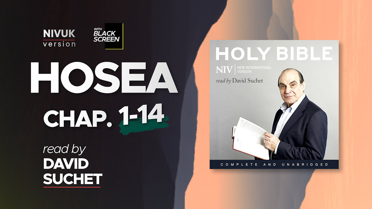 Sleep with God's Word: Read by Sir David Suchet | Hosea with Black Screen Edition