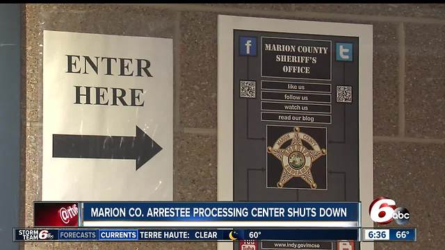 Arrestee Processing Center shut down for good Sunday night