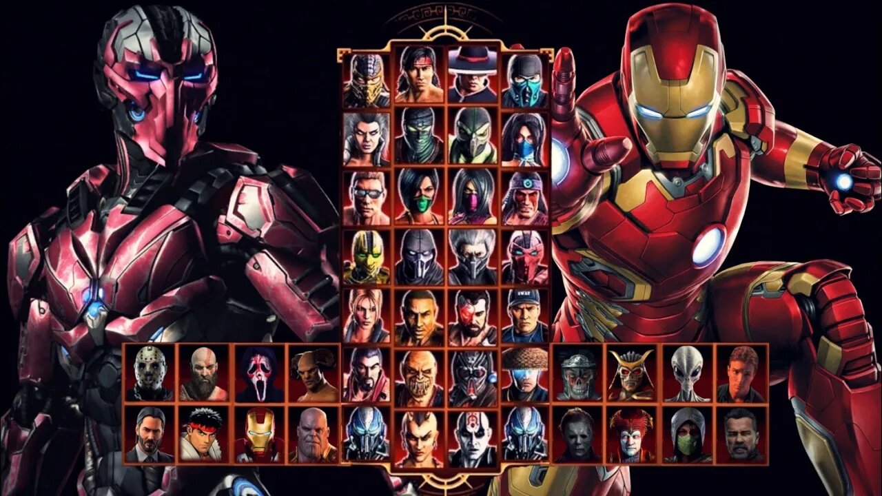 Mortal Kombat 9 - MKX Sektor And Iron Man Expert Tag Ladder - Gameplay @(1080p) 60FPS