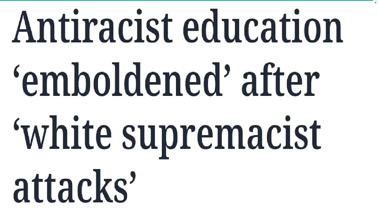 Calling out critical race theory makes you a white supremacist