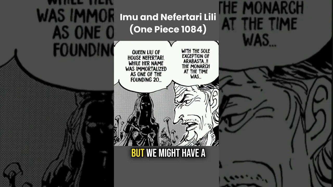 Imu and Nefertari Lili (One Piece Chapter 1084)
