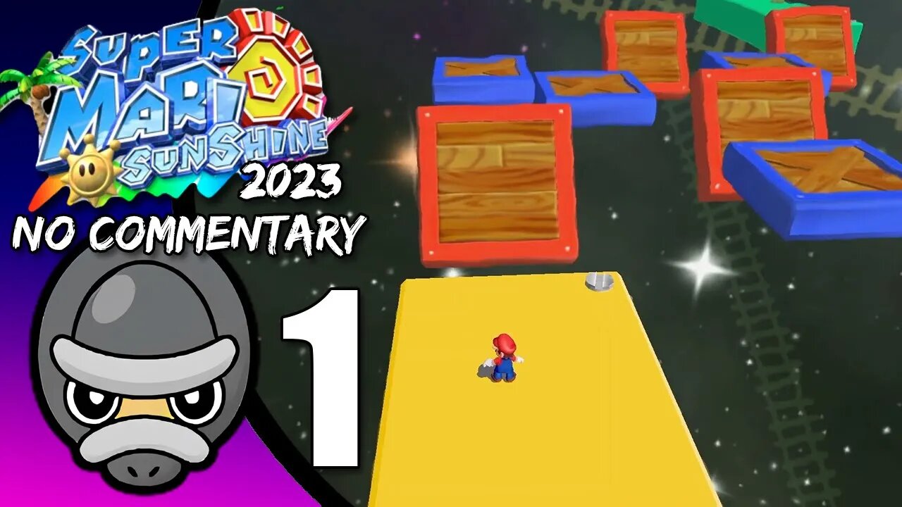 Part 1 // [No Commentary] Super Mario Sunshine 2023 Run - Switch Gameplay