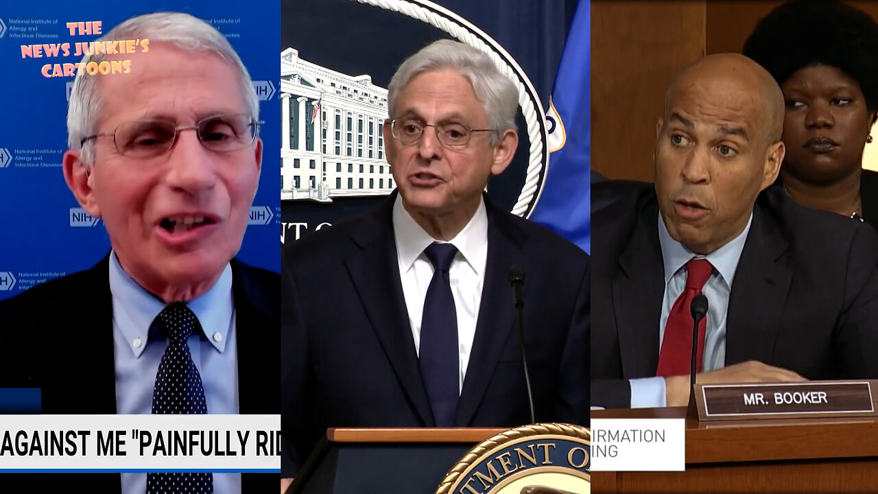 Democrats under pressure. Biden's AG Garland: "I am justice." Fauci: "I am science." Cory Booker: "I am Spartacus!"