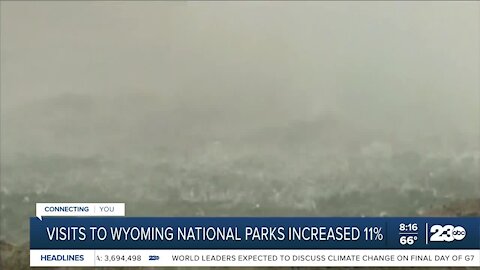 Visits to Wyoming national parks increase