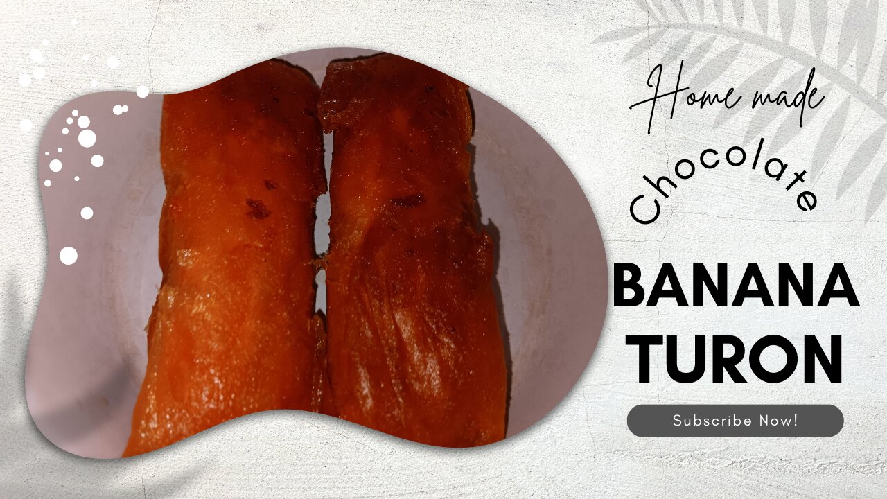 Banana Turon with Chocolate