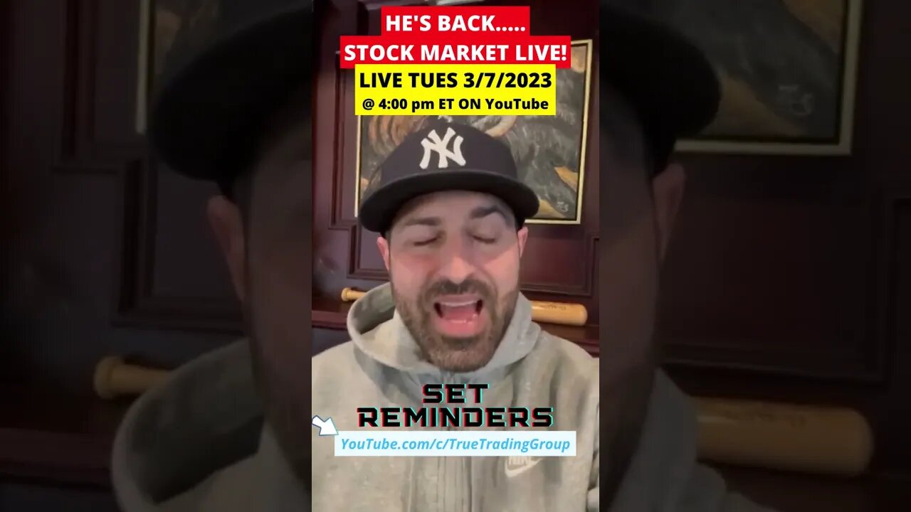 STOCK MARKET CRASH is BACK