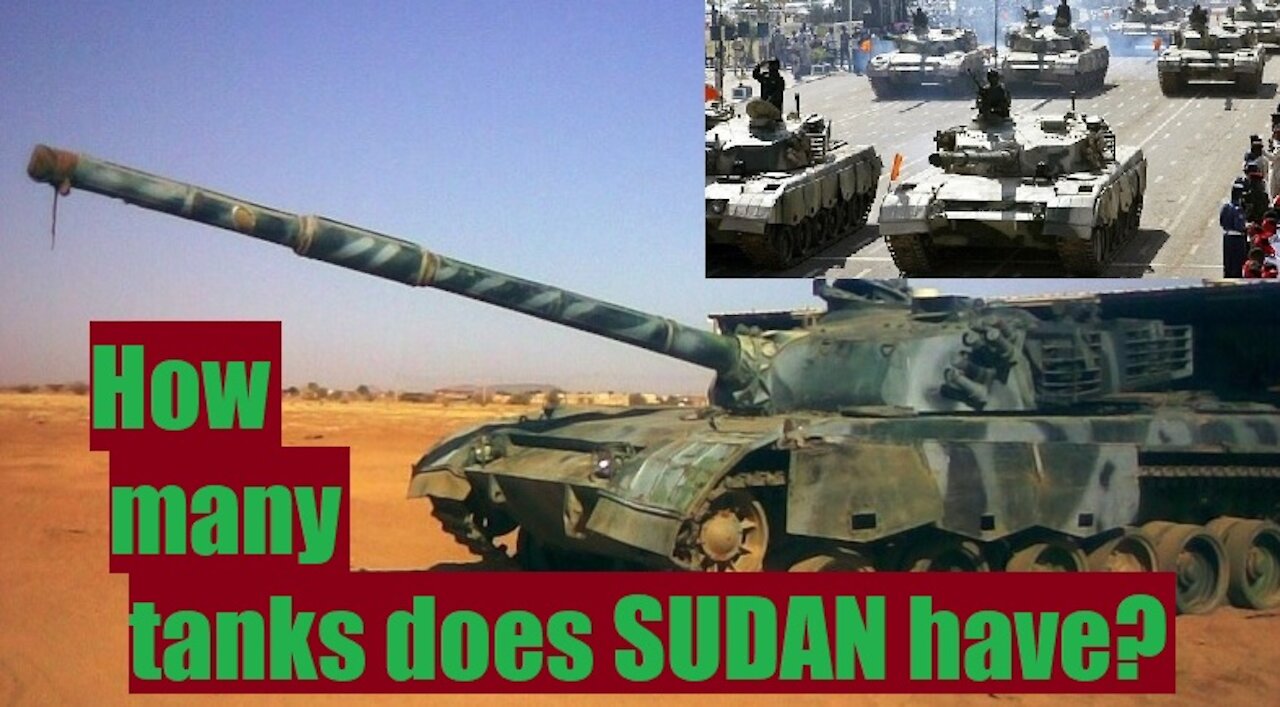 How many tanks does SUDAN have?