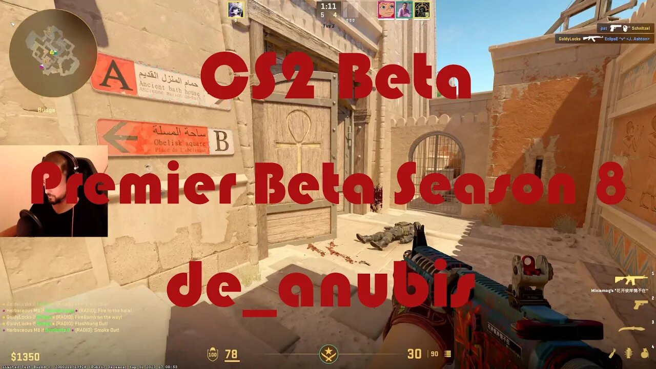 CS2 Beta - Premier Matchmaking 8 - Beta Season - de_anubis