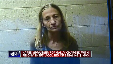 Karen Spranger formally charged with felony theft; accused of stealing $1,600