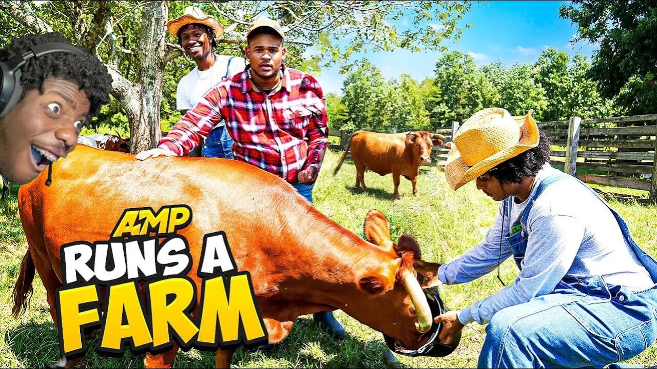 AMP RUNS A FARM REACTION! WHO’S THE BEST FARMER?
